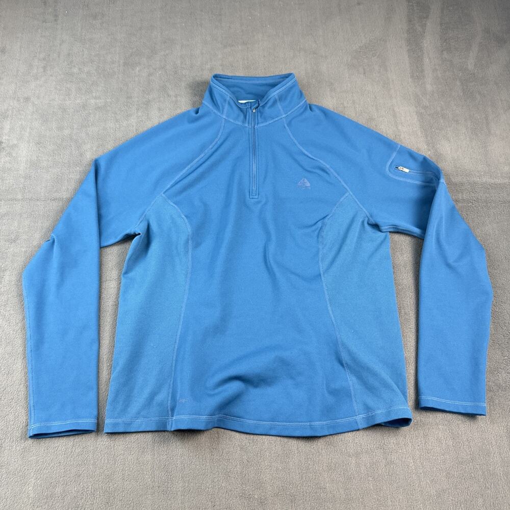 Nike ACG Womens Atheltic Pullover Dri Fit Blue Size XLarge